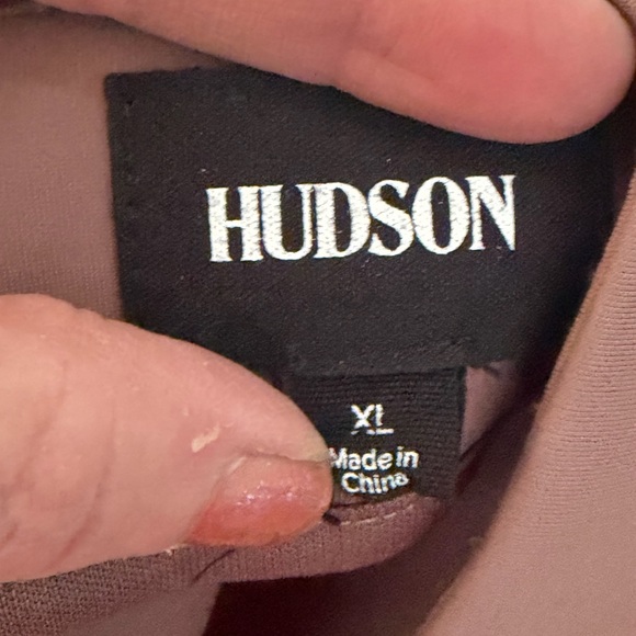 Hudson Jeans seamed Deep Tapue Mini Skirt with sculpting knit nwot - Picture 13 of 16